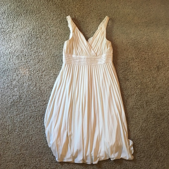 White Suzi Chin Formal Dress - Picture 1 of 3